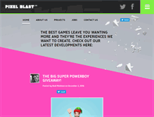 Tablet Screenshot of pixel-blast.com